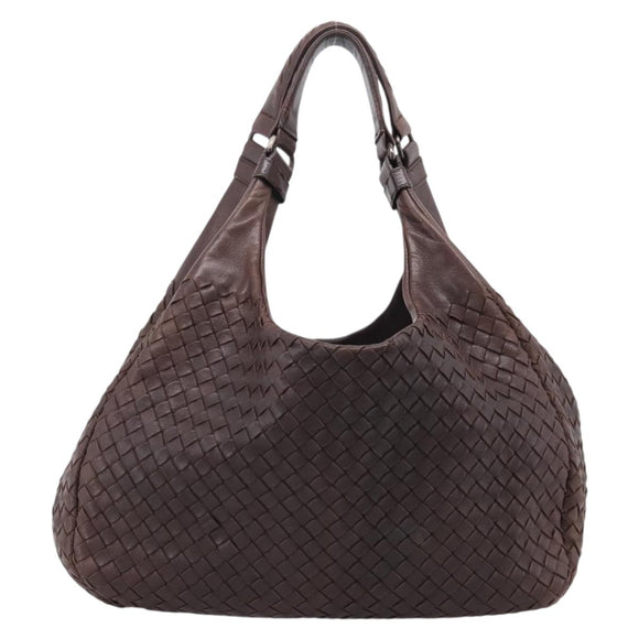 Bottega Veneta INTRECCIATO Campana Shoulder Bag Leather 125787 Auth am12814V