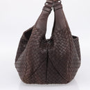 Bottega Veneta INTRECCIATO Campana Shoulder Bag Leather 125787 Auth am12814V-3