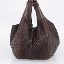 Bottega Veneta INTRECCIATO Campana Shoulder Bag Leather 125787 Auth am12814V-4