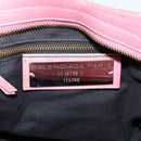 Balenciaga The City Hand Bag Leather Pink 115748 Auth am12815V-21