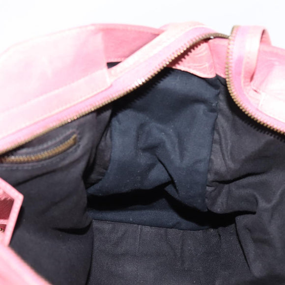 Balenciaga The City Hand Bag Leather Pink 115748 Auth am12815V