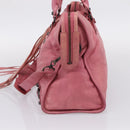 Balenciaga The City Hand Bag Leather Pink 115748 Auth am12815V-5