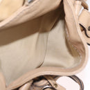 Chloe Paddington Hand Bag Leather Beige Gold Tone Auth am12818V-28