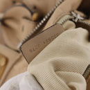 Chloe Paddington Hand Bag Leather Beige Gold Tone Auth am12818V-29