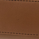 PRADA Shoulder Bag Leather Brown Silver Auth am12821V-12