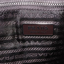 PRADA Shoulder Bag Leather Brown Silver Auth am12821V-20