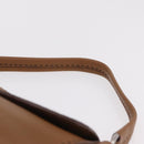 PRADA Shoulder Bag Leather Brown Silver Auth am12821V-9