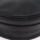 Saint Laurent YSL Shoulder Bag Leather Black Gold Tone Auth am12822V-14