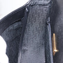 Saint Laurent YSL Shoulder Bag Leather Black Gold Tone Auth am12822V-25