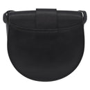 Saint Laurent YSL Shoulder Bag Leather Black Gold Tone Auth am12822V-3