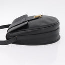 Saint Laurent YSL Shoulder Bag Leather Black Gold Tone Auth am12822V-6