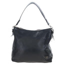 PRADA Shoulder Bag Leather Black Silver Auth am12823SAM-2