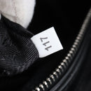 PRADA Shoulder Bag Leather Black Silver Auth am12823SAM-26