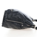PRADA Shoulder Bag Leather Black Silver Auth am12823SAM-5