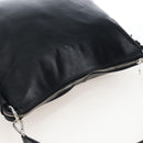 PRADA Shoulder Bag Leather Black Silver Auth am12823SAM-6