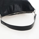 PRADA Shoulder Bag Leather Black Silver Auth am12823SAM-7