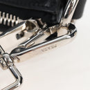 PRADA Shoulder Bag Leather Black Silver Auth am12823SAM-9