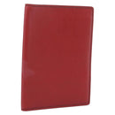 Cartier Passport Case Leather Red Auth am12824M-1