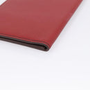 Cartier Passport Case Leather Red Auth am12824M-10