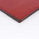 Cartier Passport Case Leather Red Auth am12824M-11