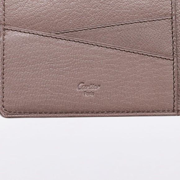 Cartier Passport Case Leather Red Auth am12824M