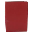 Cartier Passport Case Leather Red Auth am12824M-2
