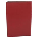Cartier Passport Case Leather Red Auth am12824M-3