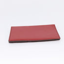 Cartier Passport Case Leather Red Auth am12824M-4