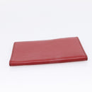 Cartier Passport Case Leather Red Auth am12824M-5