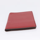 Cartier Passport Case Leather Red Auth am12824M-7