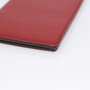 Cartier Passport Case Leather Red Auth am12824M-8