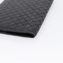 Bottega Veneta INTRECCIATO Passport Case Leather Black Auth am12826M-14