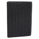 Bottega Veneta INTRECCIATO Passport Case Leather Black Auth am12826M-2