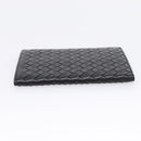 Bottega Veneta INTRECCIATO Passport Case Leather Black Auth am12826M-4