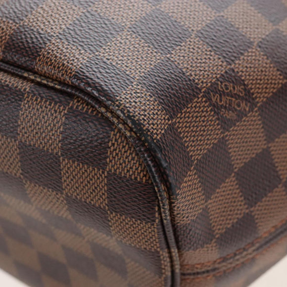 LOUIS VUITTON Damier Ebene Neverfull MM Tote Bag N51105 LV Auth am12828SAM