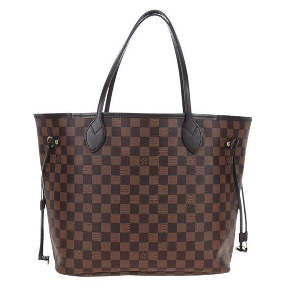 LOUIS VUITTON Damier Ebene Neverfull MM Tote Bag N51105 LV Auth am12828SAM