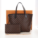 LOUIS VUITTON Damier Ebene Neverfull MM Tote Bag N51105 LV Auth am12828SAM-34