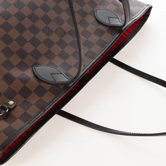 LOUIS VUITTON Damier Ebene Neverfull MM Tote Bag N51105 LV Auth am12828SAM