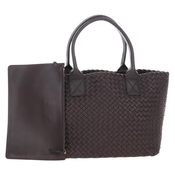 Bottega Veneta INTRECCIATO Cabas PM Hand Bag Leather 141498 Auth am12829SAM