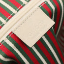 GUCCI GG Canvas Newbrit Tote Bag Beige Gold Tone 169971 Auth am12832V-20