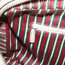 GUCCI GG Canvas Newbrit Tote Bag Beige Gold Tone 169971 Auth am12832V-23