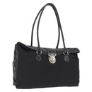 PRADA Tote Bag Nylon Black Silver BR1325 Auth am12835V-1