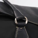 PRADA Tote Bag Nylon Black Silver BR1325 Auth am12835V-15