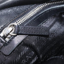 PRADA Tote Bag Nylon Black Silver BR1325 Auth am12835V-28