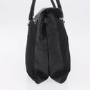 PRADA Tote Bag Nylon Black Silver BR1325 Auth am12835V-4