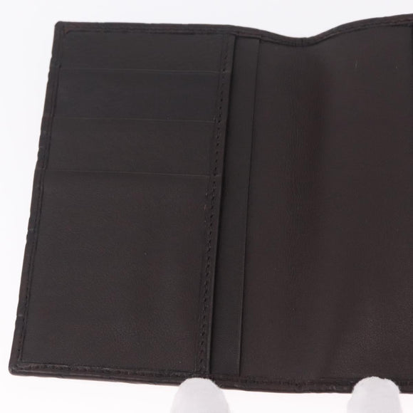 GUCCI GuccissimaGG Passport Case Leather Brown 154694 Auth am12836M