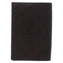 GUCCI GuccissimaGG Passport Case Leather Brown 154694 Auth am12836M-2