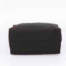 PRADA Metal Handle Hand Bag Nylon Black Auth am12838A-10