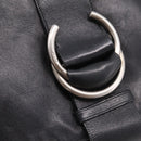 PRADA Shoulder Bag Leather Black Silver Auth am12839V-18