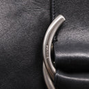 PRADA Shoulder Bag Leather Black Silver Auth am12839V-10